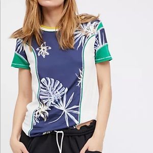 Free People tropical print top